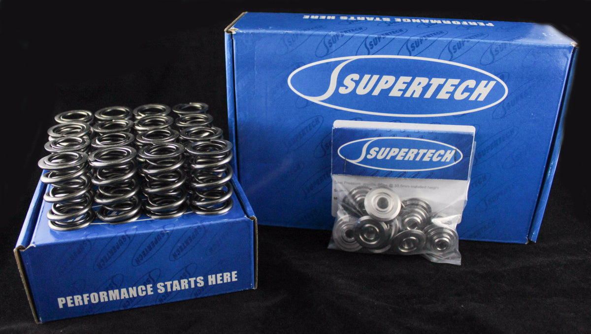 SUPERTECH TI RETAINERS & DUAL VALVE SPRING KIT 70lb Integra GSR B18C /