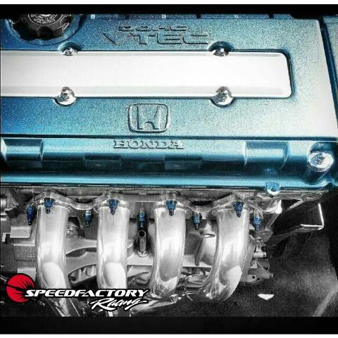 SpeedFactory Honda/Acura B/D/H Series Titanium Burnt Manifold Stud Kit ...